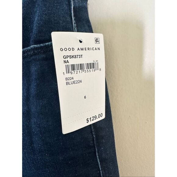 Good American Good Petite Skinny Jeans With So Much Stretch Size 6 New - Picture 8 of 9